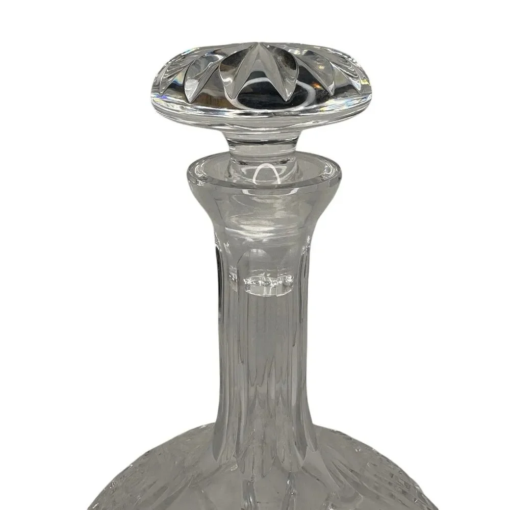 Crystal Decanter | Ships Carafe | Mushroom Stopper |